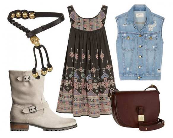 С чем носить летние сапоги?