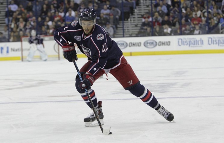 Хоккейному клубу «Каламбус» помогла победить шайба Анисимова