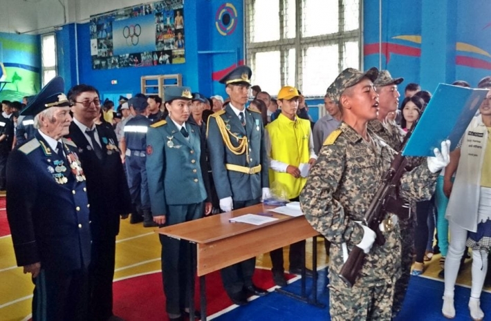 В Павлодаре новобранцы Нацгвардии приняли присягу