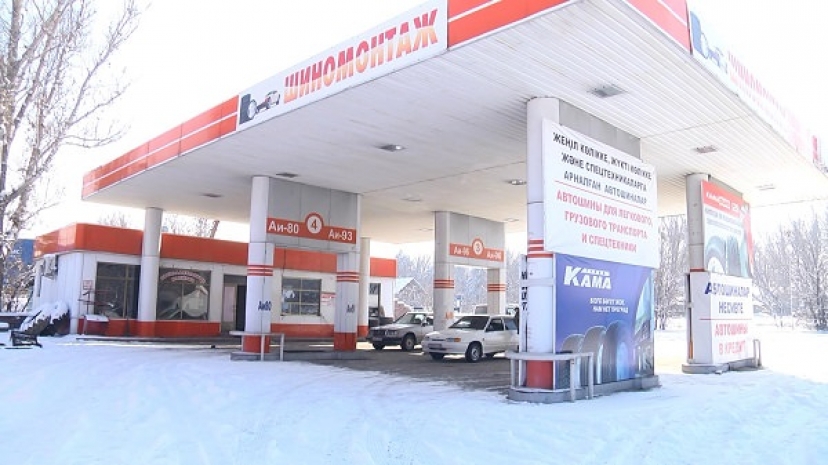 АЗС сгорела в Алматинской области (ФОТО)