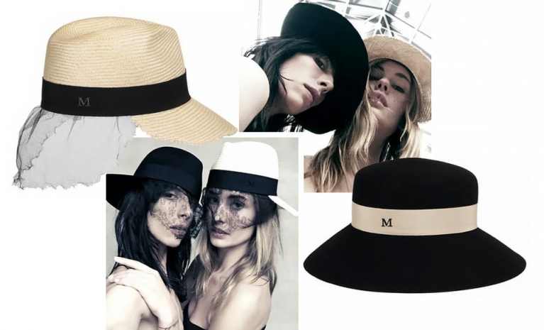 Капсульная коллекция шляп Maison Michel от Карла Лагерфельда