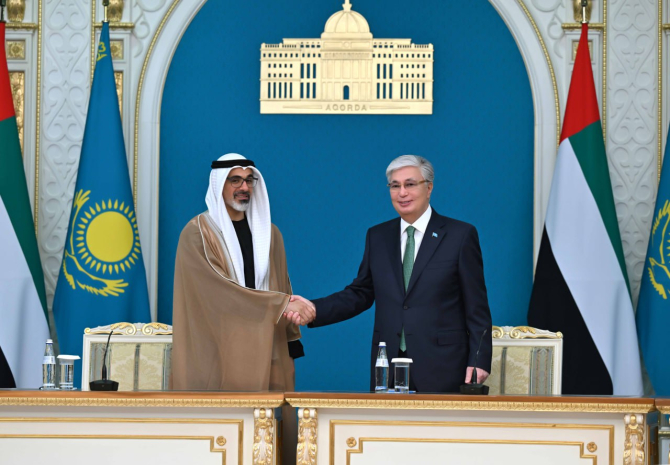 Соглашения на общую сумму 5 миллиардов долларов подписал Казахстан с ОАЭ