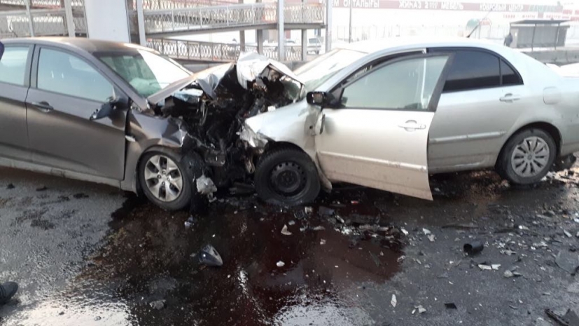 Ужасное ДТП на алматинской барахолке: водитель погиб на месте