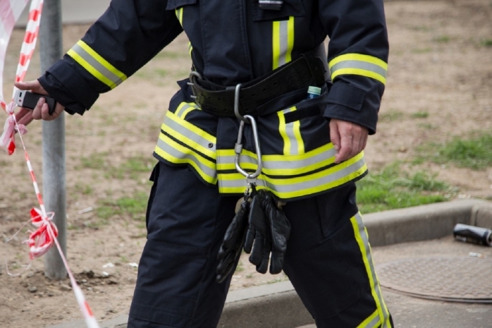 В центре Астаны сгорел автомобиль