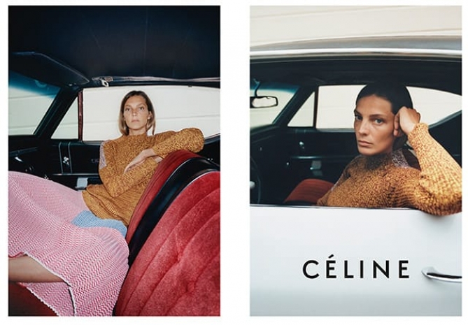 Съемки новой рекламной кампании Céline