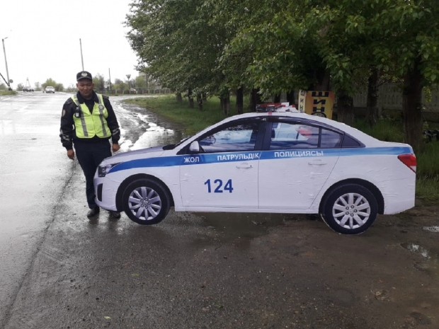 Муляжи патрульных автомобилей использует полиция ВКО
