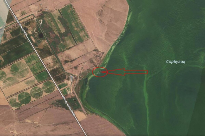 Фрагменты пропавшего военного вертолета обнаружены на озере Сорбулак