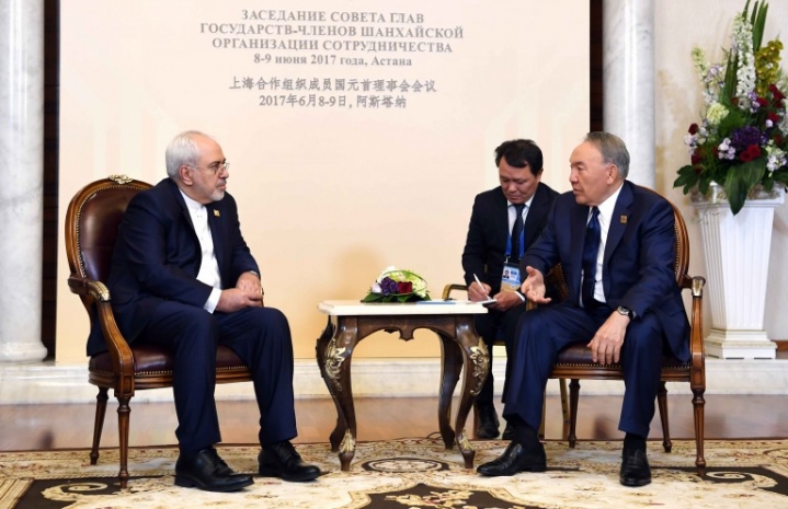 Назарбаев встретился с главой МИД Ирана