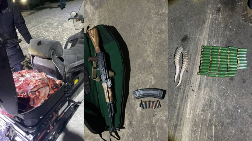 Группу браконьеров задержали в Костанайской области