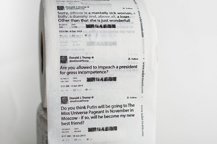 На Amazon продают туалетную бумагу с твитами Трампа