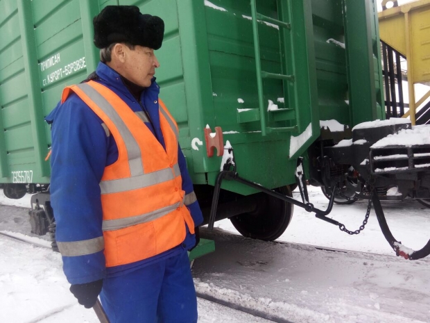 Авария поезда предотвращена близ станции Жана - Караганды