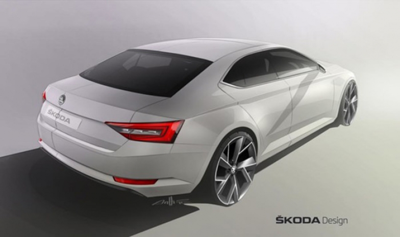 Новая Skoda Superb: внешность раскрыта