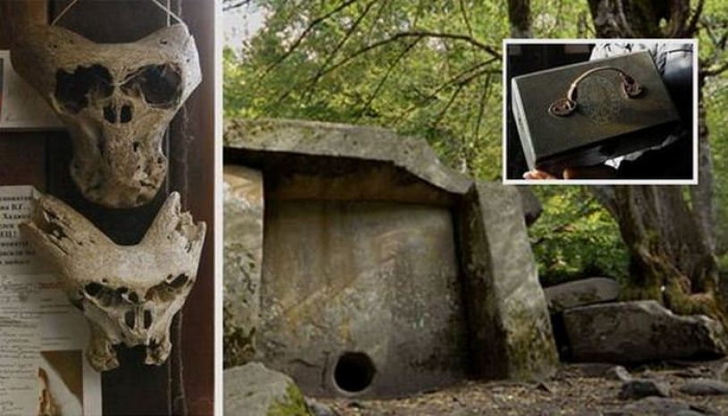 В Адыгее найден сундук с черепами неизвестных существ