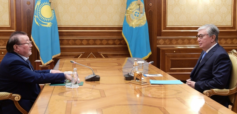 Касым-Жомарт Токаев принял председателя Союза писателей Казахстана
