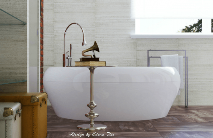 Ванная комната для гедониста: дизайнер Елена Илле