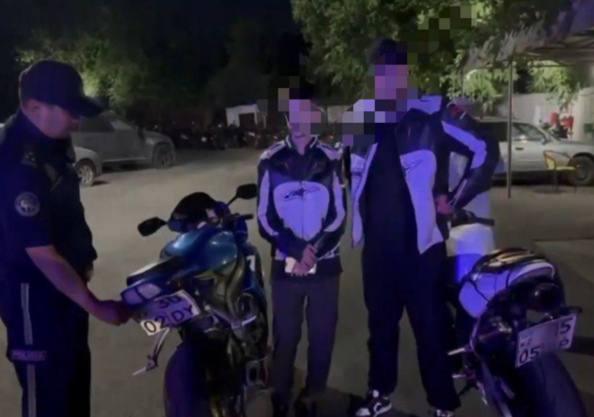 Опасную езду на мотоциклах по ВОАД пресекли полицейские в Алматы