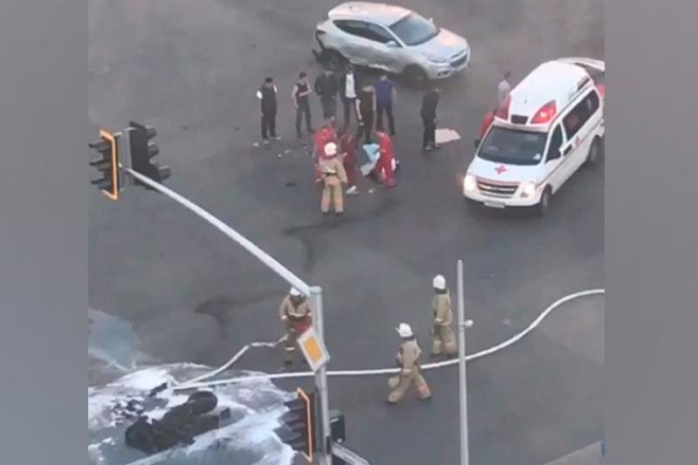 Виновницу ДТП с внуком Олжаса Сулейменова отпустили под залог