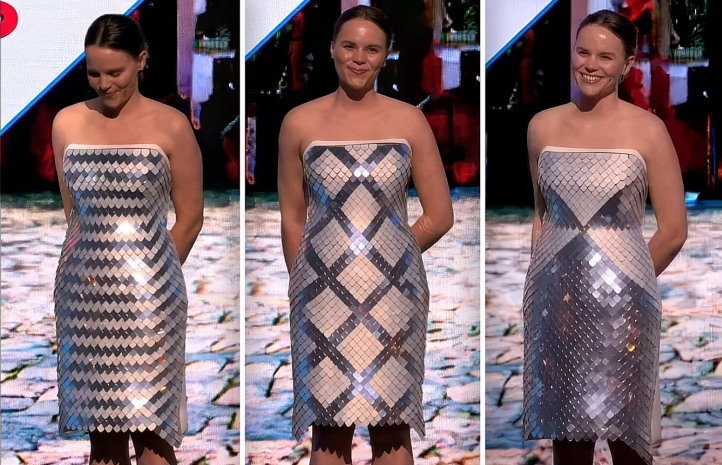 Интерактивное платье удивило пользователей сети