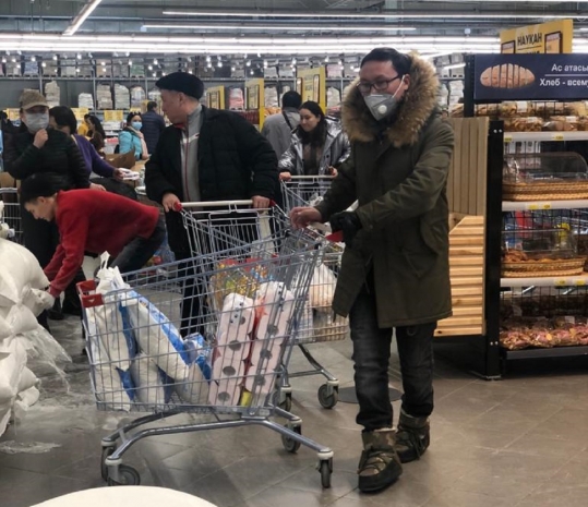 Попросили не создавать продуктовый ажиотаж жителей Актау