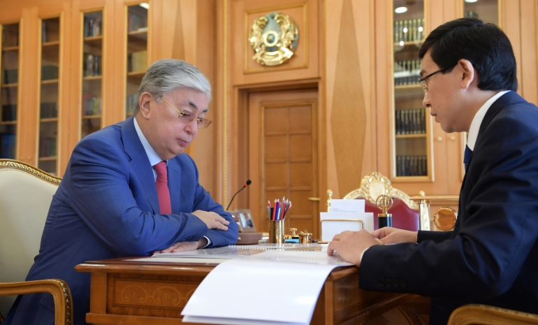 Токаев принял министра образования и науки
