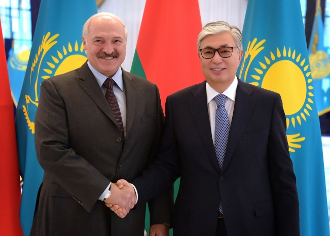 Президент Казахстана встретился с Александром Лукашенко