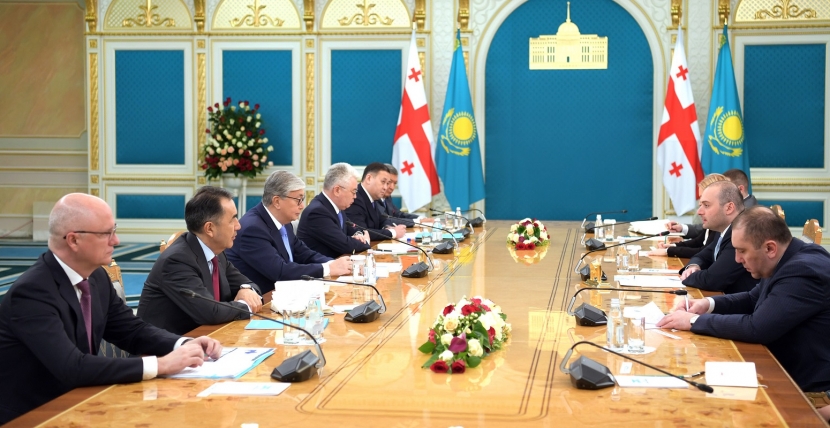 Касым-Жомарт Токаев принял премьер-министра Грузии