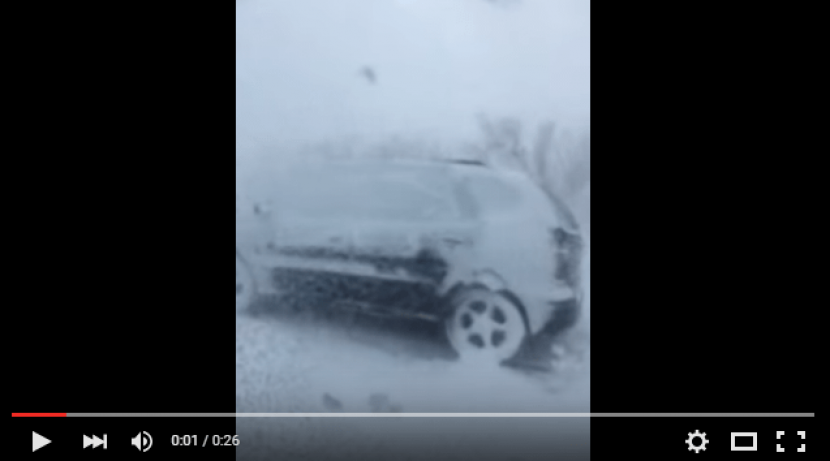 Массовое ДТП произошло на трассе Астана - Караганда (ВИДЕО)