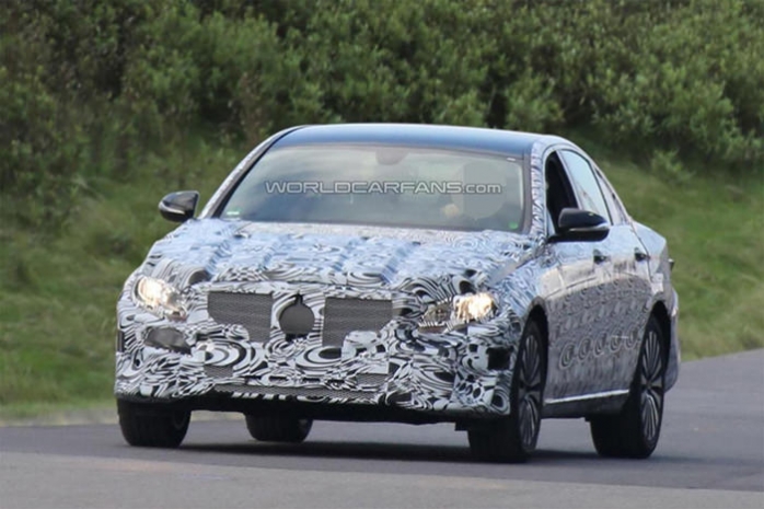 Mercedes тестирует новый E-Class