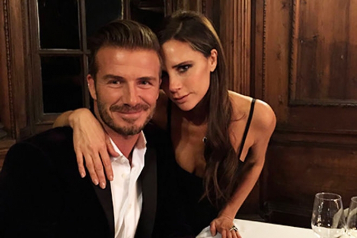 Дэвид и Виктория Бекхэм на ужине в Шотландии