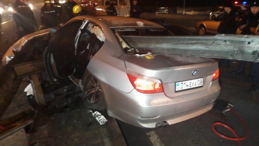 Жуткое ДТП в Алматы — водителю отрезало голову