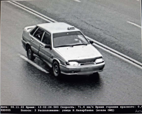 35 раз превысил скорость водитель в Кызылординской области