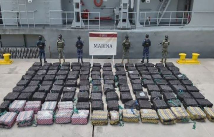 Судно с 3,5 тоннами кокаина задержано в Мексике