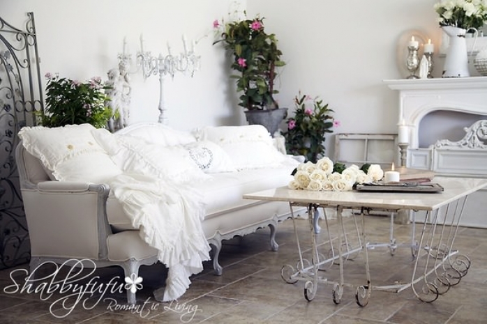 В романтическом стиле интерьер