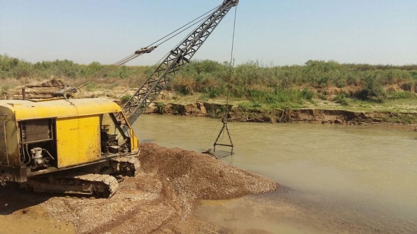 В ЮКО стражи порядка выявили факт незаконной добычи гравия