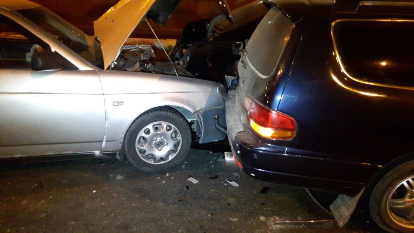 Сразу три ДТП с участием 11 автомашин произошли в Алматы