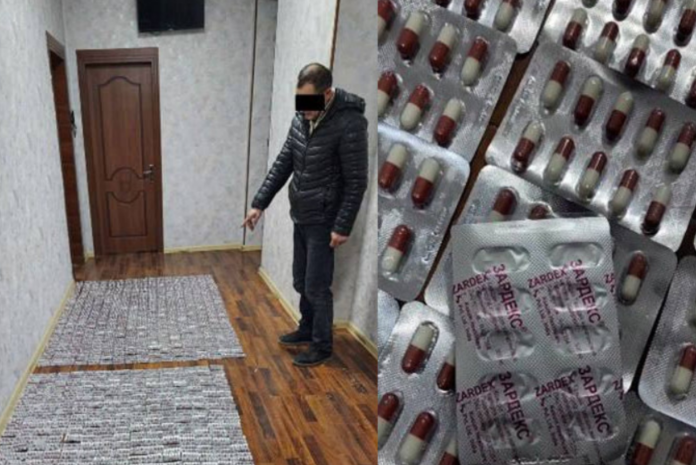 Крупную партию психотропных препаратов изъяли на узбекско-кыргызской границе