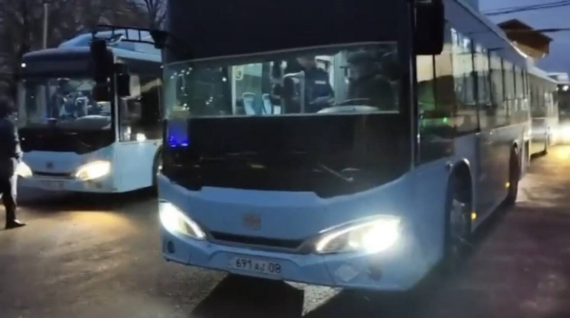 На неисправных автобусах возили  пассажиров в Жамбылской области
