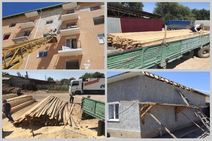 804 дома восстановлены в Арыси