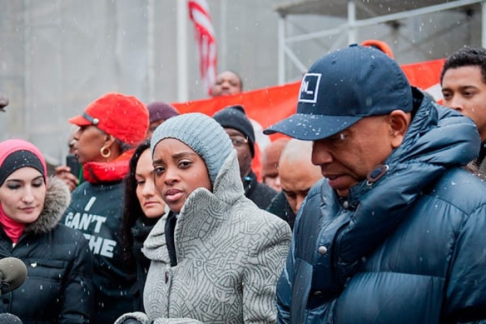 В Нью-Йорке прошла акция против русофобии