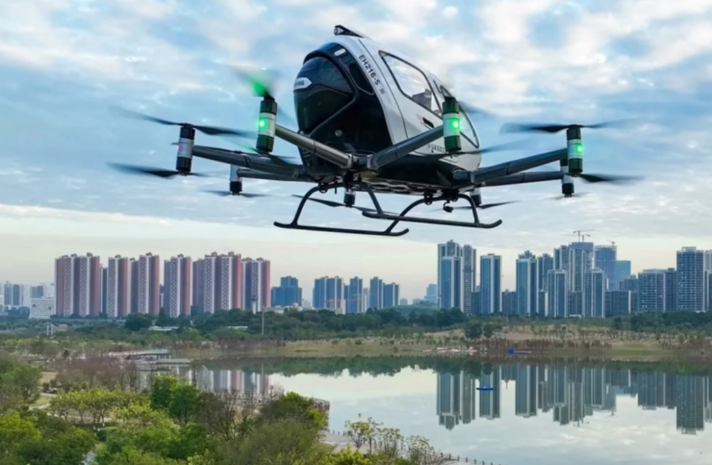 Воздушные такси между аэропортами и городами запустят в Китае