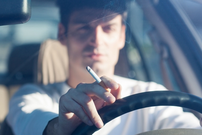 За курением водителей полиция Кокшетау следит через камеры