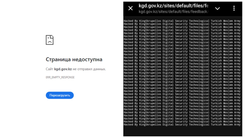 Официальный сайт Комитета госдоходов взломали мусульманские хакеры