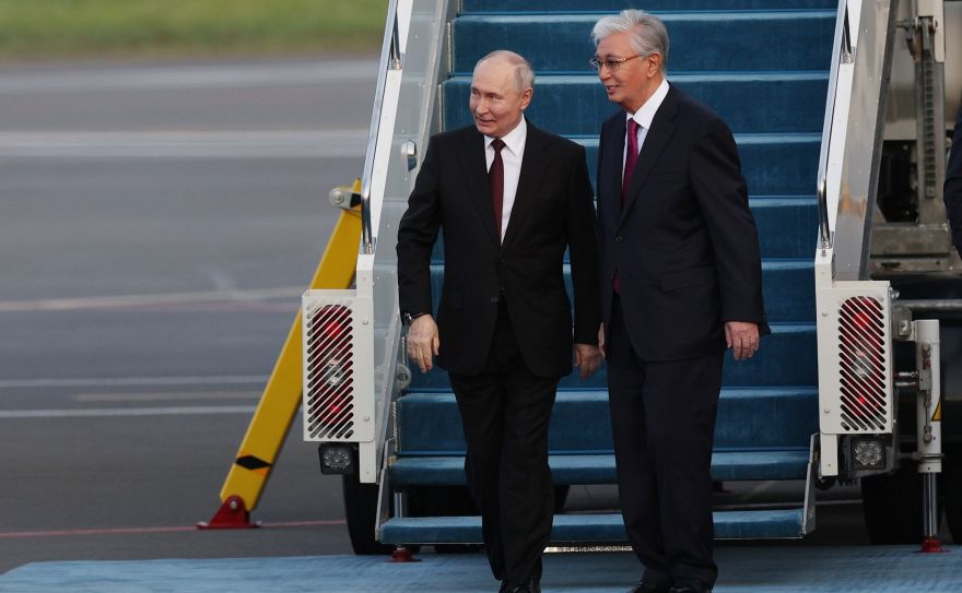 Президент России Владимир Путин прибыл в Казахстан с государственным визитом