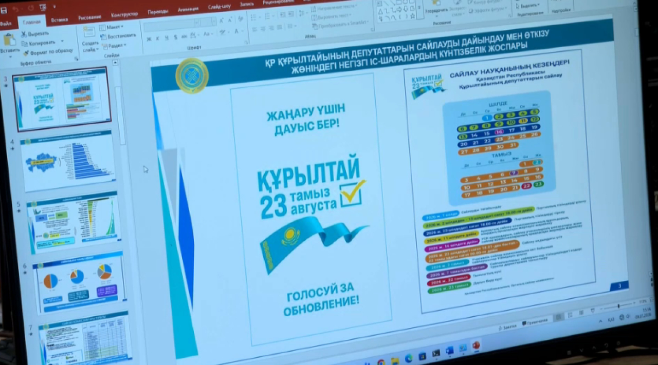 Түркістан облысында Құрылтай сайлауына 952 учаске дайындалады