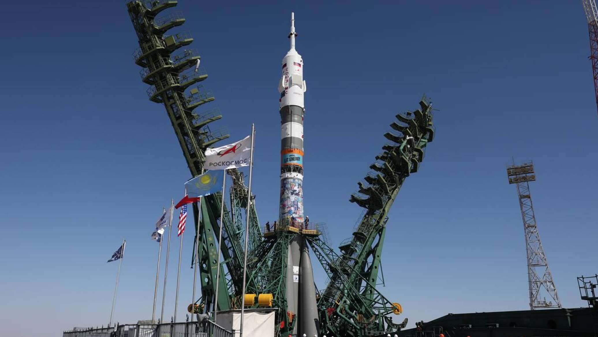 Байқоңырда "Союз МС-29" ғарыш кемесін тасымалдайтын зымыран ұшыру алаңына орнатылды