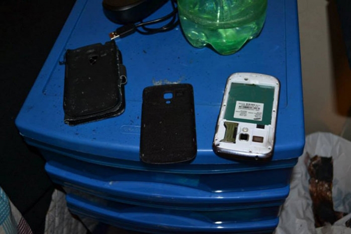 Взрыв Samsung GALAXY Ace 2 чуть не стал причиной пожара