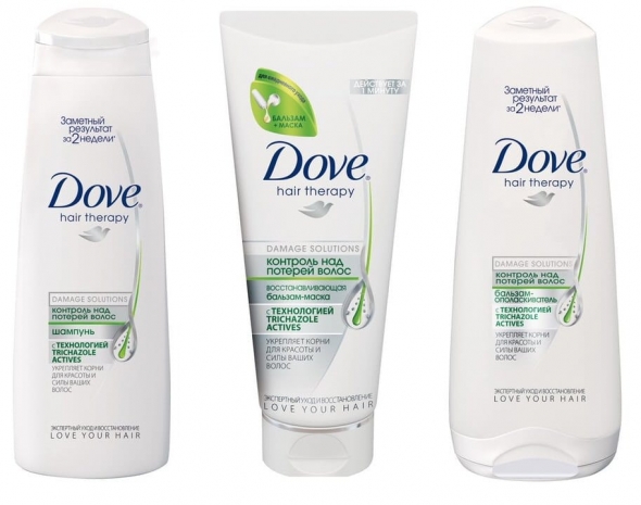 Обзор комплекса Dove Hair Therapy «Контроль над потерей волос»Эксклюзив
