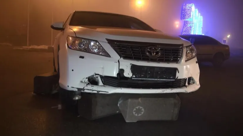 ДТП перед зданием акимата Алматы