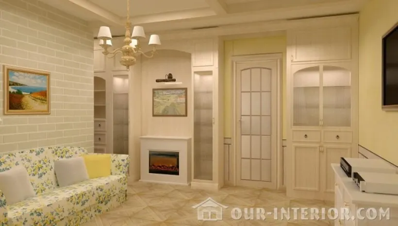 Гостиная в стиле Прованс