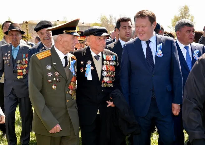 В СКО празднуют День Победы. ФОТО